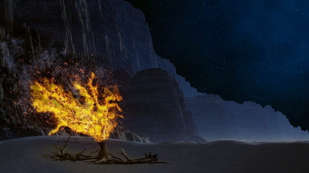 La zarza ardiente