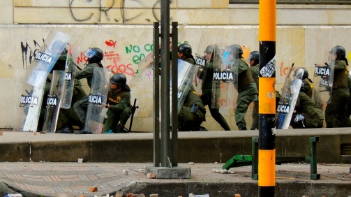 Protesta Bogota