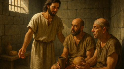 los siervos de faraon en la carcel.png