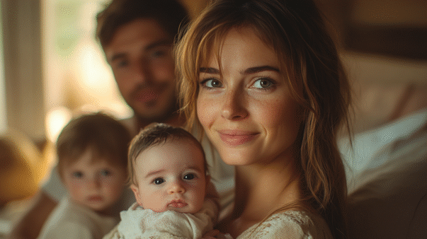 Madre e hijos
