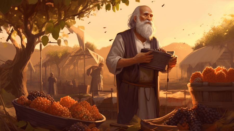 Noaj y sus uvas