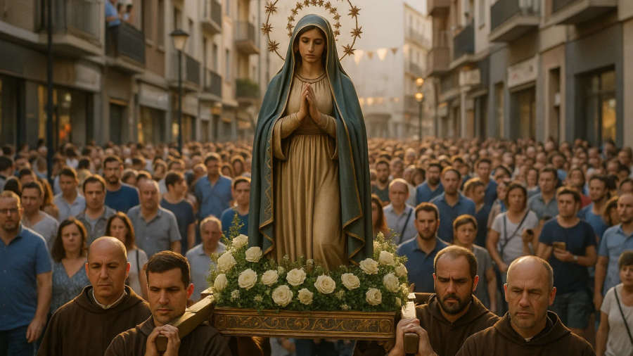 Procesion de la virgen