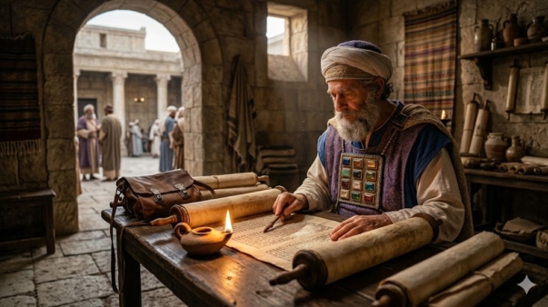 Sacerdote estudiando tora